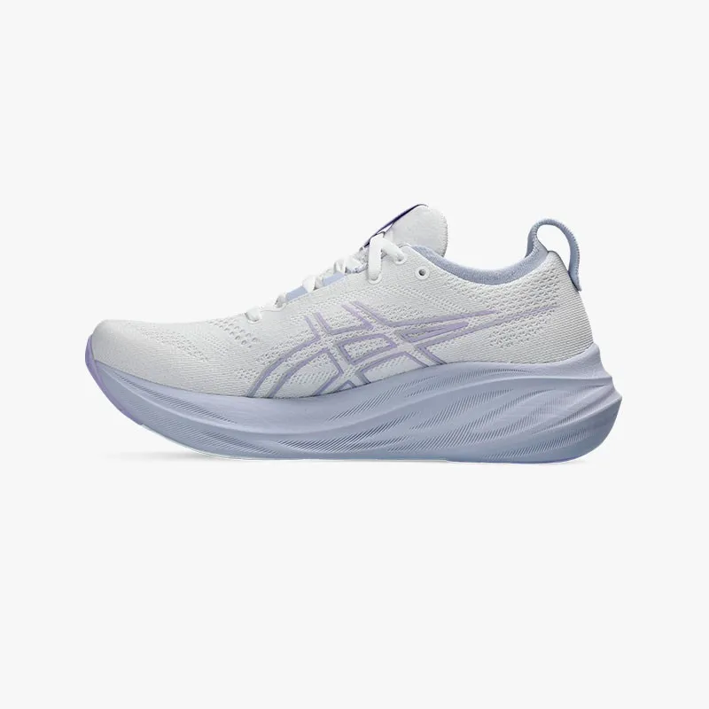ASICS GEL NIMBUS 26 W BLANCO/LILA