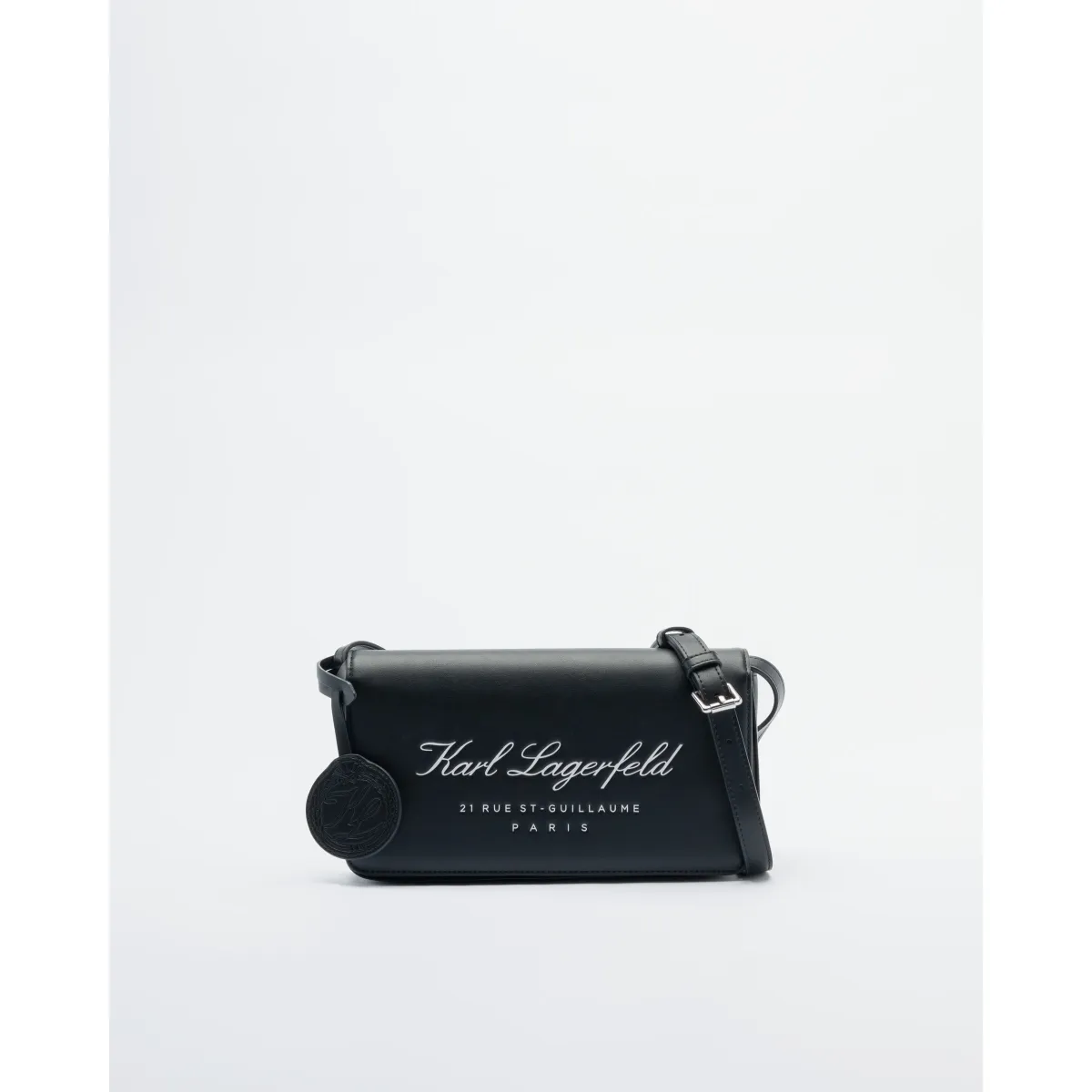 Bandolera Karl Lagerfeld Hotel Karl Flap SHB Tech Leath Negro