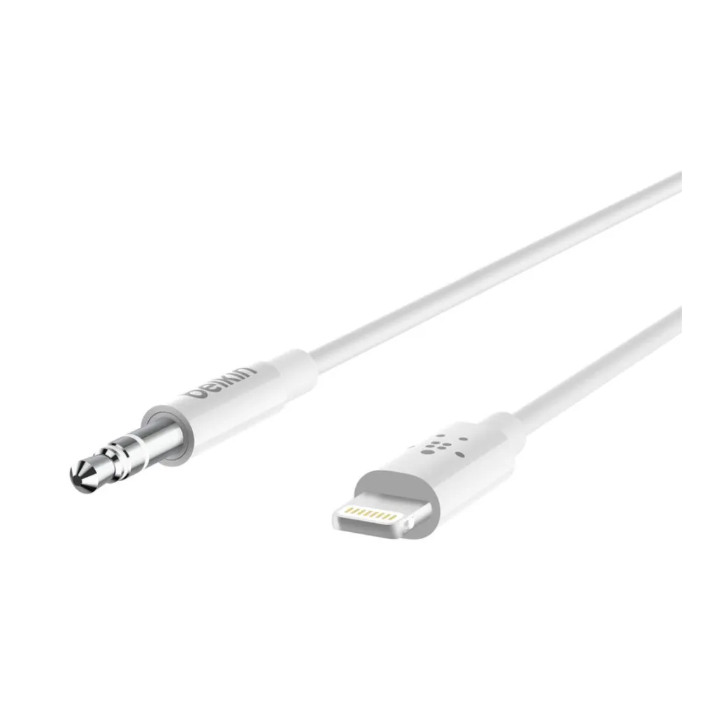 Belkin Cable de Lightning y Conector de Auriculares AV10172BT03-BLK