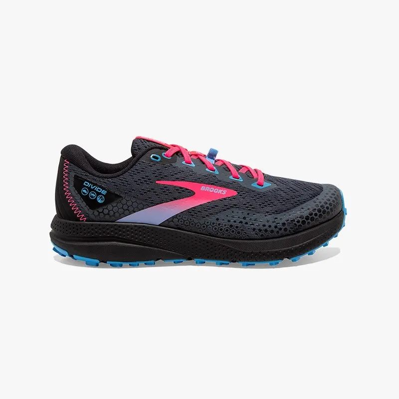 BROOKS DIVIDE 3 W NEGRO/ROSA