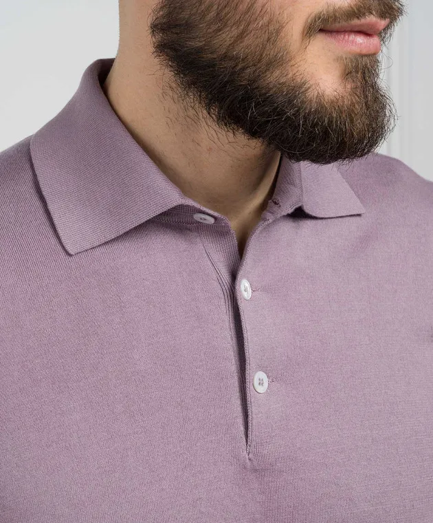 Brunello Cucinelli Purple polo