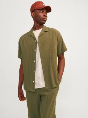 Camisa estilo resort Corte relaxed | Verde oscuro | Jack & Jones®