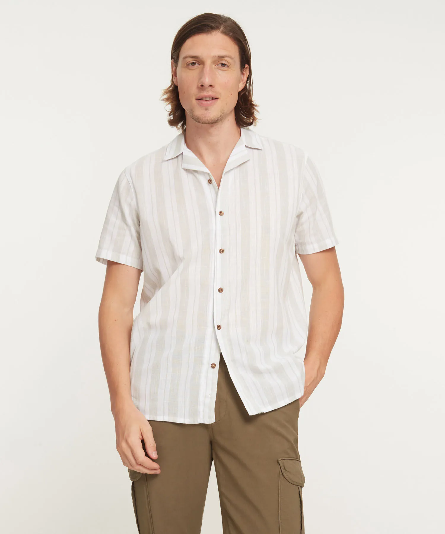 Camisa Resort a Rayas-