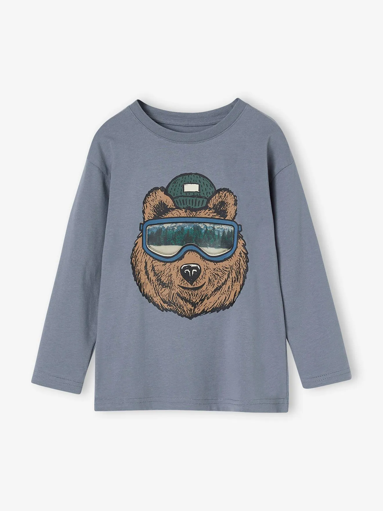 Camiseta con motivos fantasía de algodón reciclado para niño