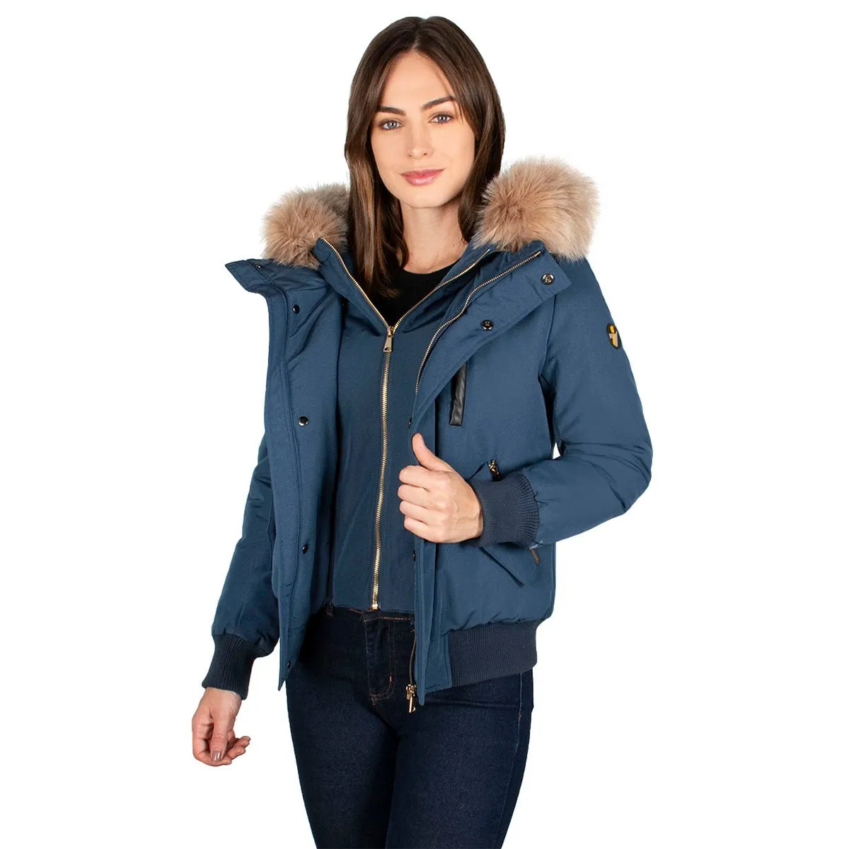 Chamarra Adventure Gorro En Fur Desmontable Mujer