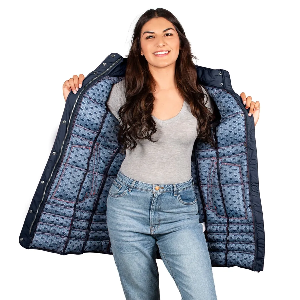 Chamarra  Gorro Desmontable Lifestyle Greenlander Mujer