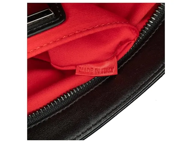 Christian Louboutin Bandolera LoubiPosh con tachuelas negras Negro 
