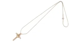 Collar cruz firma Tiffany & Co. Plata Dorado 