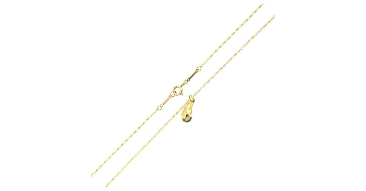 Collar Péndulo Gota K18YG de Tiffany & Co. Dorado 