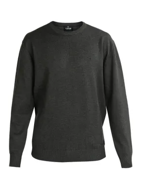 Coveri Moving Jersey de cuello redondo para hombre de talla grande
