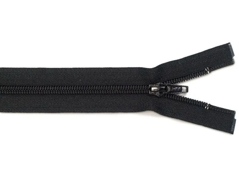 Cremallera de plástico con separador, espiral 5 mm