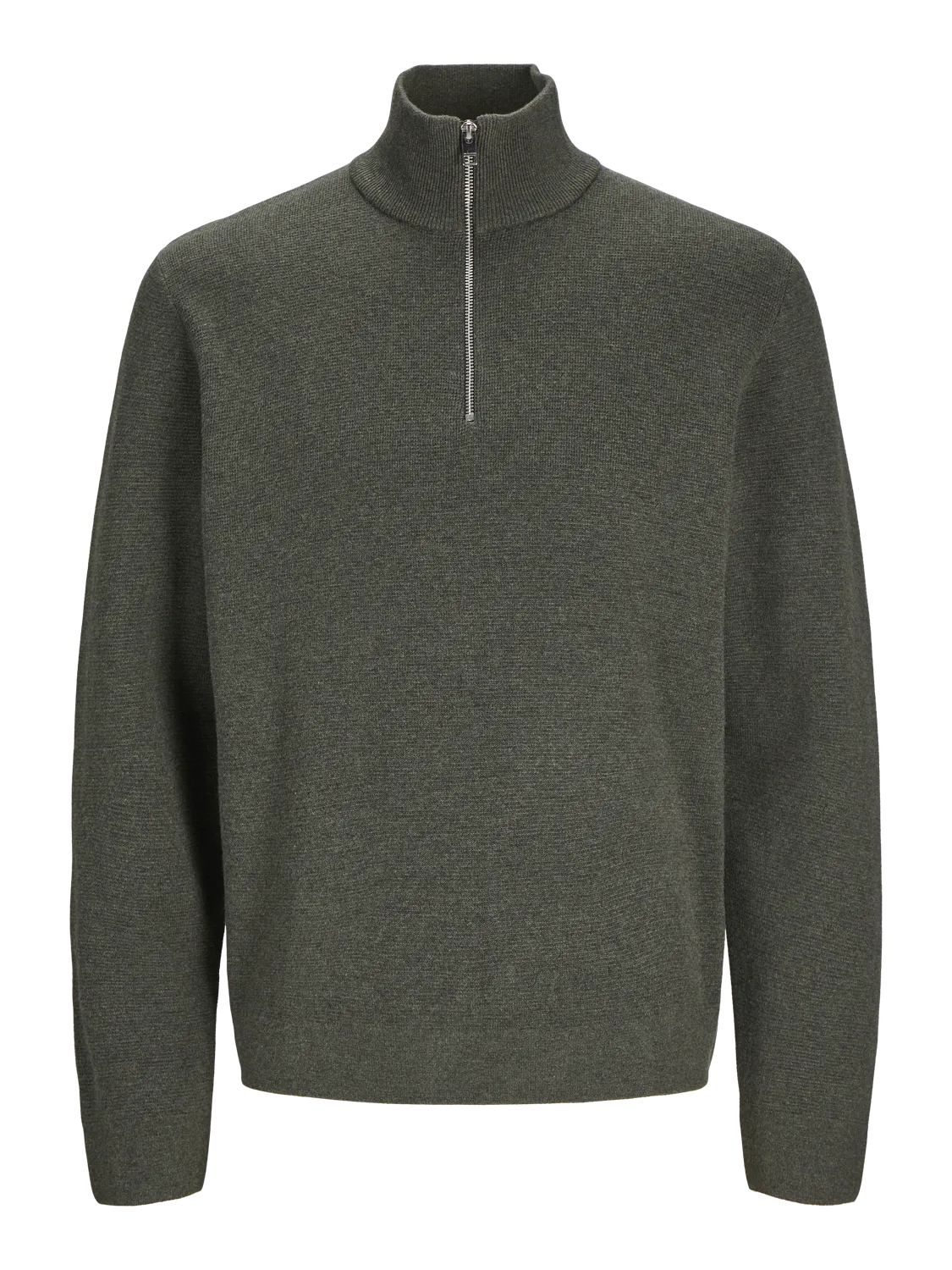Cremallera de un cuarto | Verde oscuro | Jack & Jones®