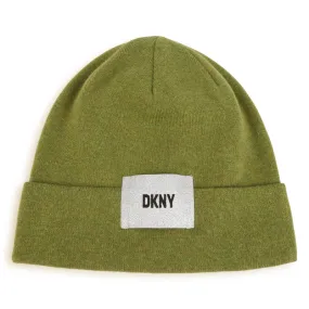 DKNY Gorro con etiqueta brillante