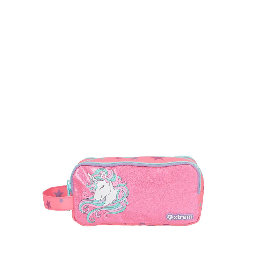 Estuche para nia University rosado