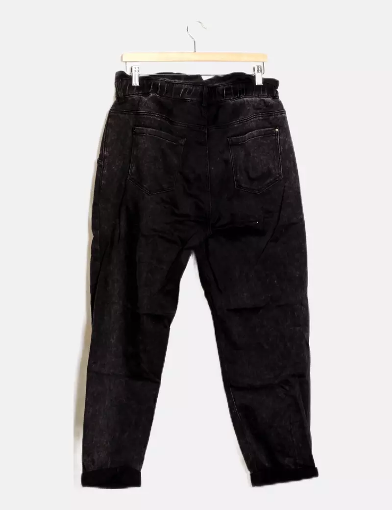 Fiorella Rubino Jeans denim slouchy negro