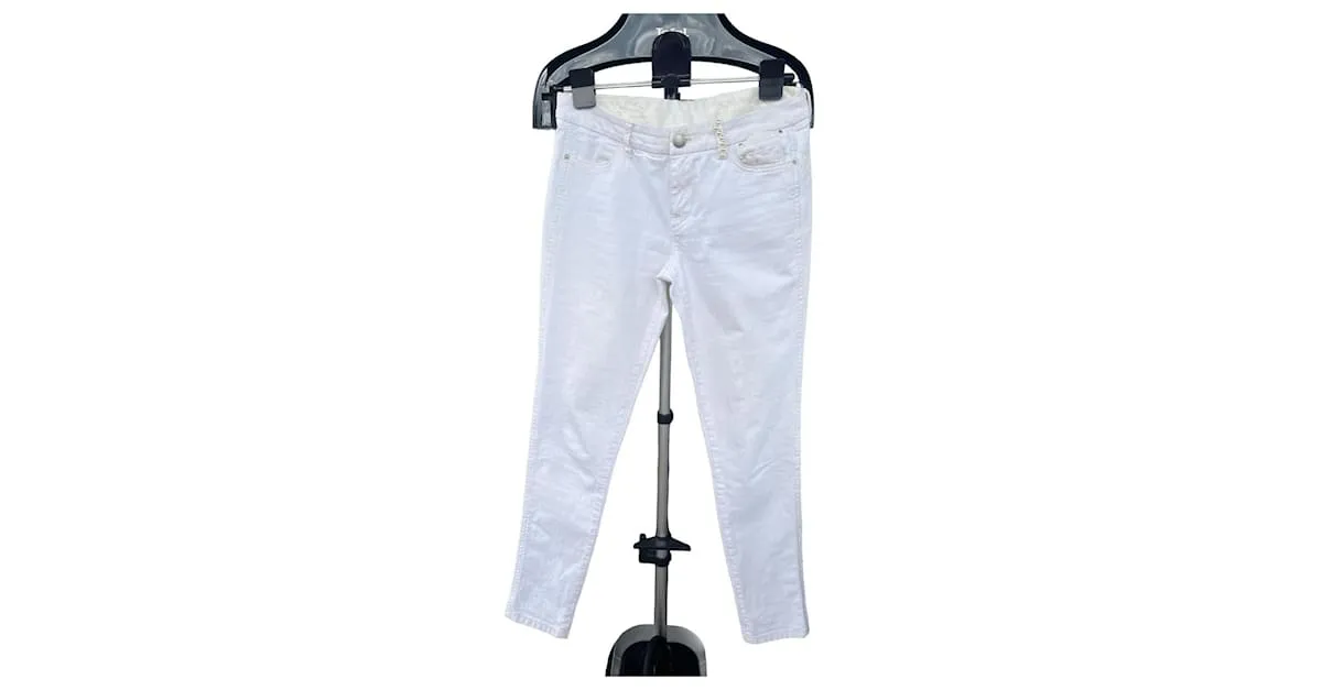 Marc Cain Pantalones Blanco 