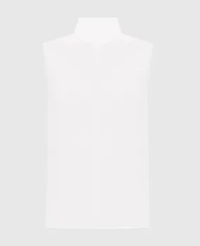 Max Mara Beige LIRA silk blouse with ascot collar