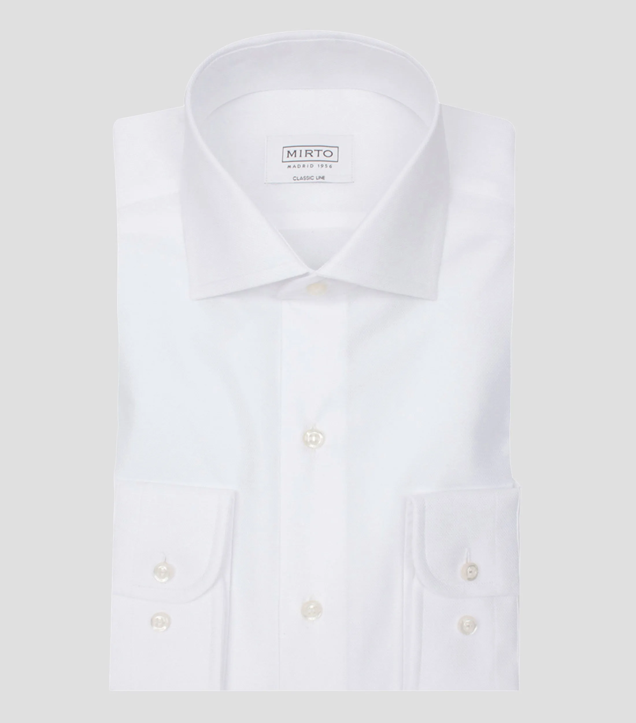 Mirto Camisa de vestir con microdiseño Hombre