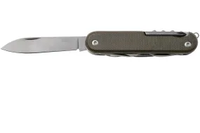 MKM Campo 7 CP07MAG-GC Magnacut Green Canvas Micarta, navaja