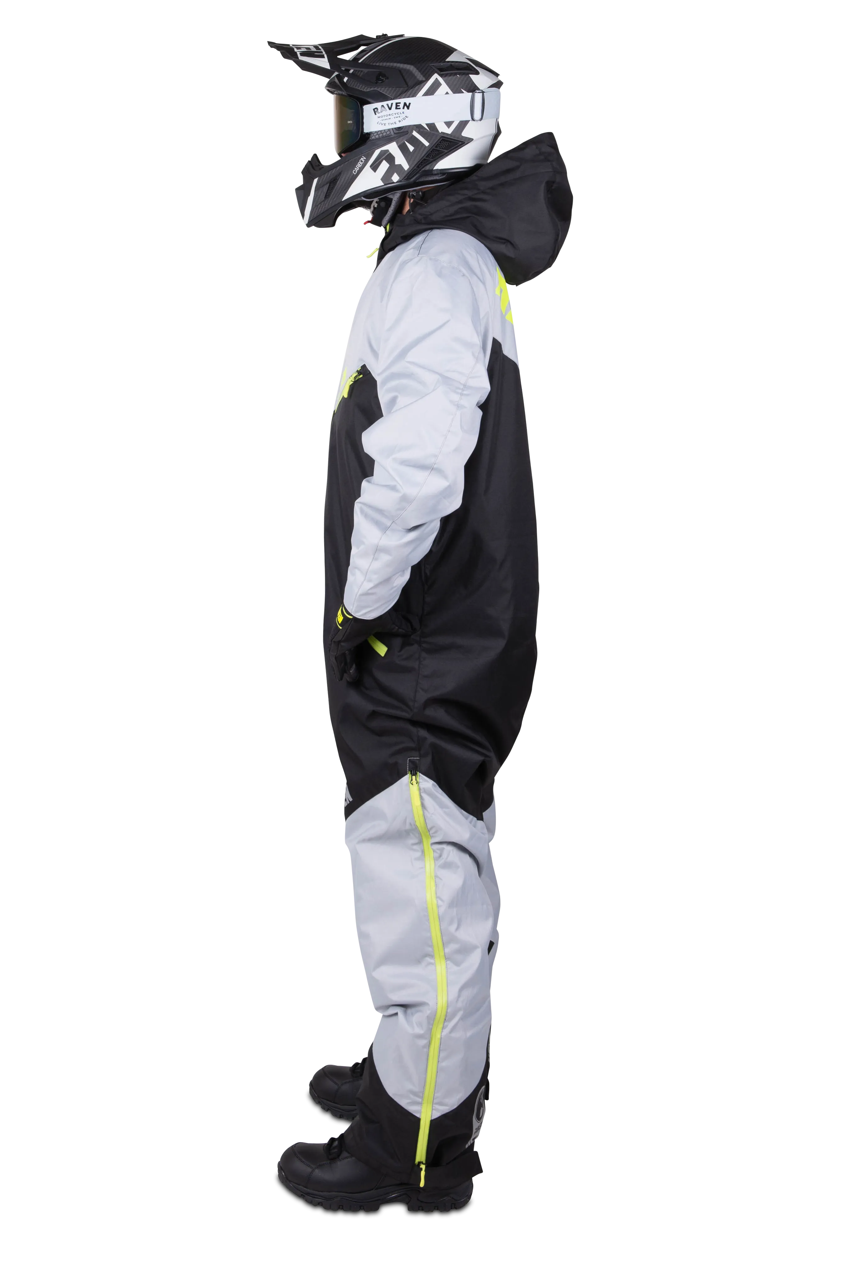 Mono Raven Aggressor Negro-Verde-Gris