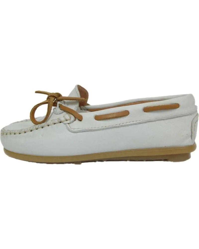 Nauticos de Niña COLORES MOCASIN 105035 BLANCO