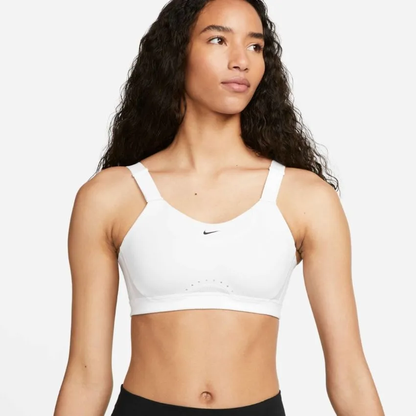 Nike Mujer Sujetadores/Tops Dri-FIT Alpha High Support Bra Blanco 