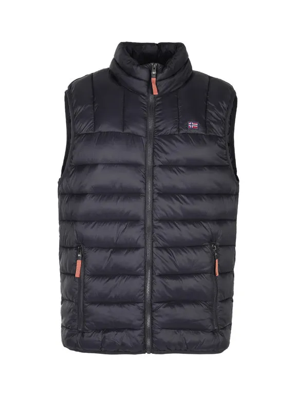 Norway Chaleco acolchado con cremallera para hombre