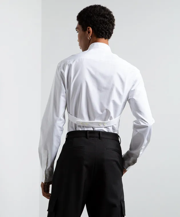 Off-White Ow Emb Strappy White Shirt