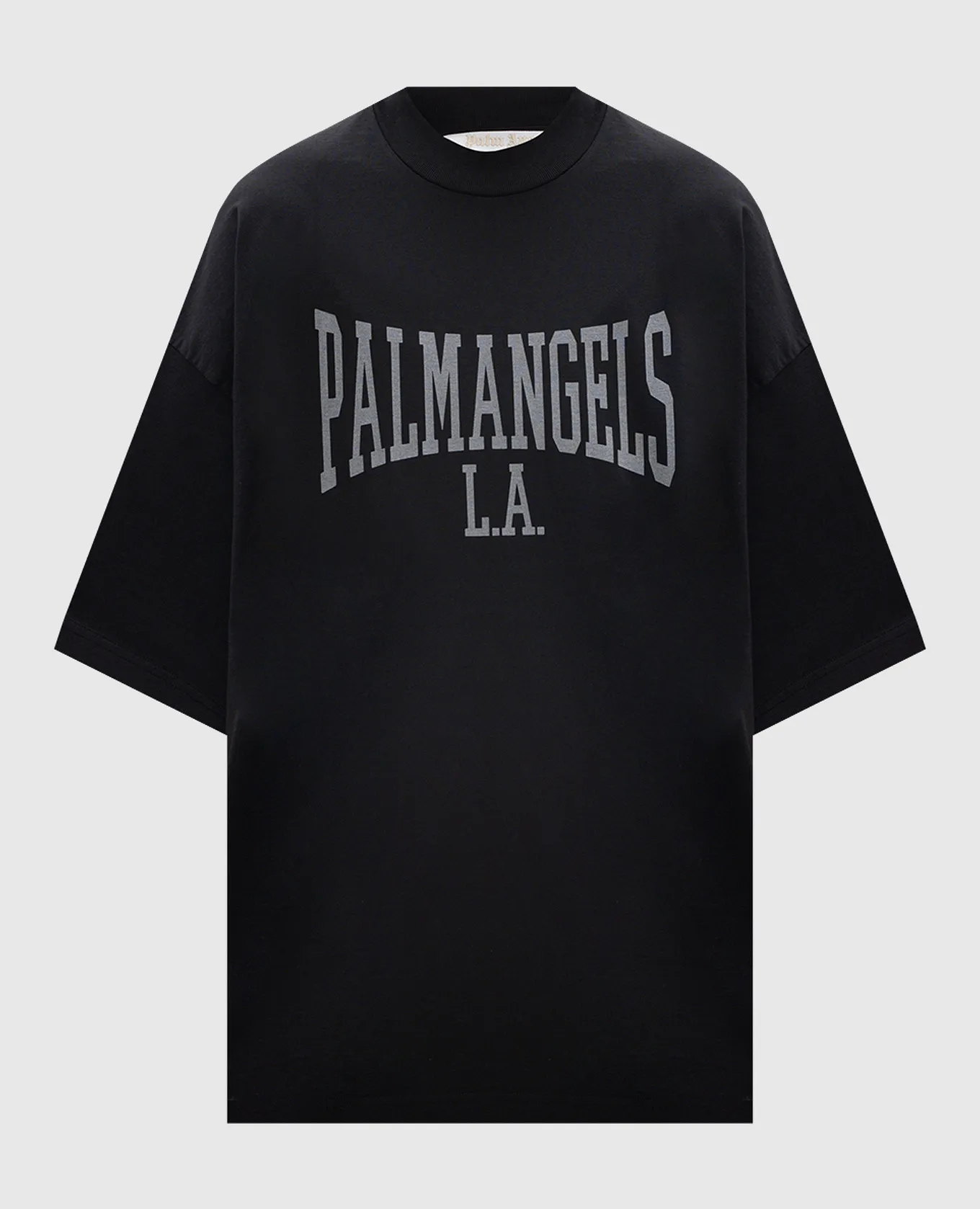 Palm Angels Black t-shirt with logo print