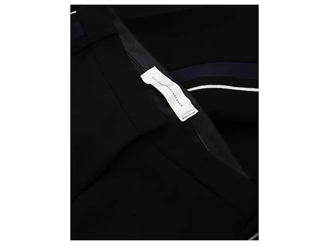 Pantalones de rayas laterales de Victoria Beckham Negro 