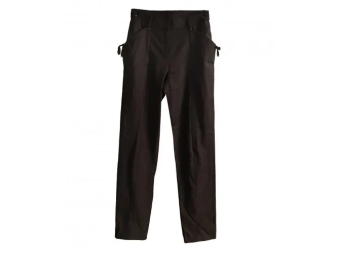 Pantalones De Zanahoria Escada Castaño 