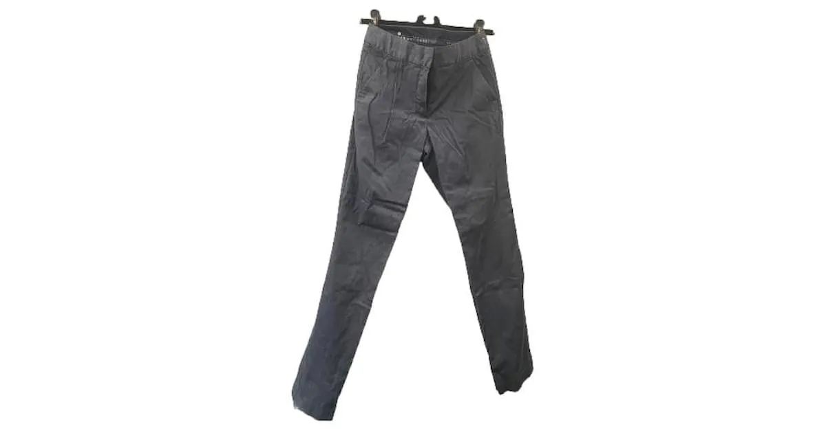 Pantalones zanahoria SPORTMAX CODE Gris Azul claro 