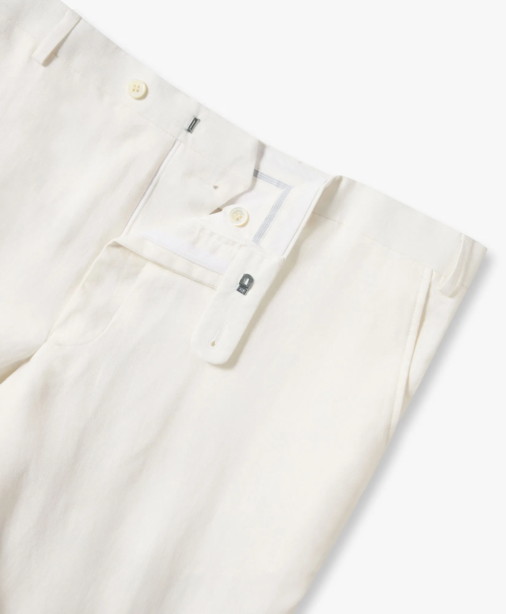 Pantalón blanco de lino