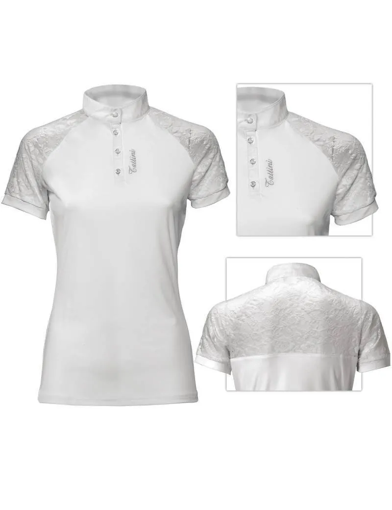 Polo de concurso TATTINI mujer con encaje