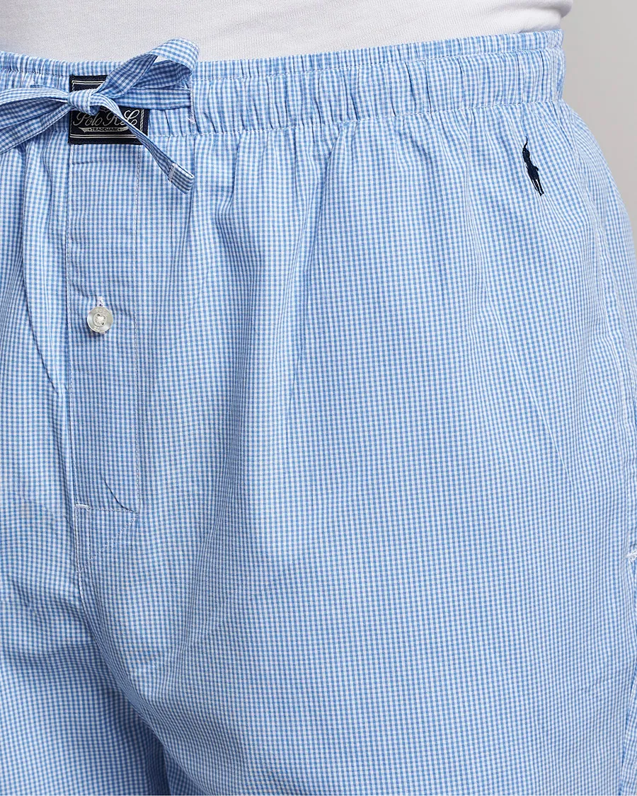 Polo Ralph Lauren Pyjama Set Mini Gingham Blue