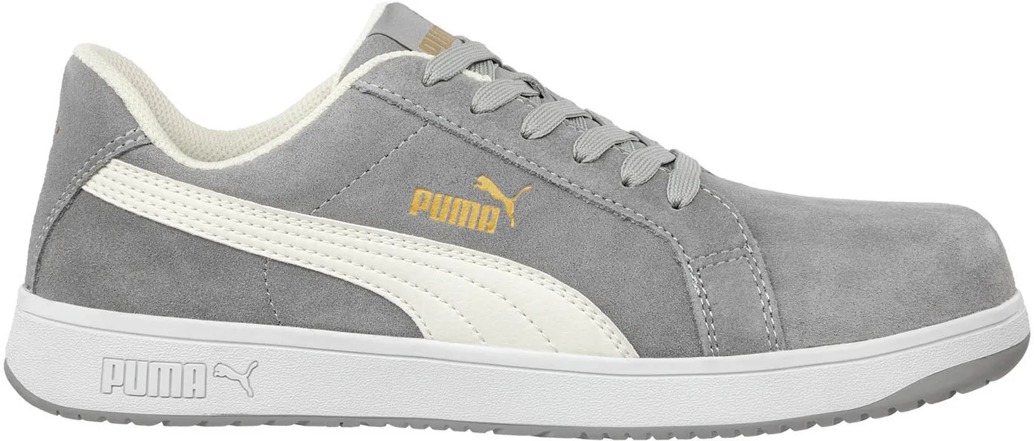 PUMA Calzado de trabajo deportivo bajo, SD, con puntera de material compuesto, gris, para hombre, Puma PU640035