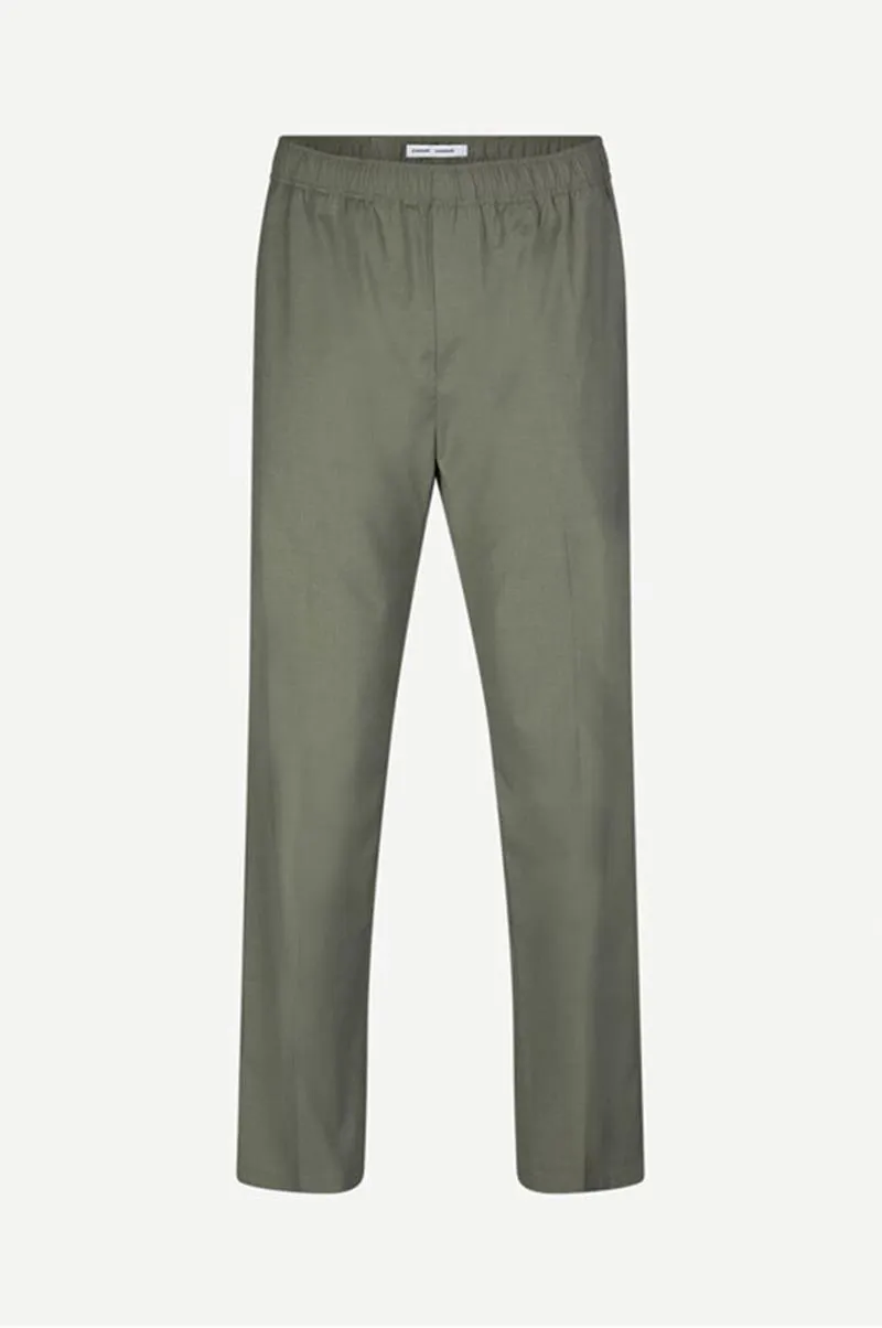 Samsøe Samsøe PANTALÓN SAJABARI OLIVA