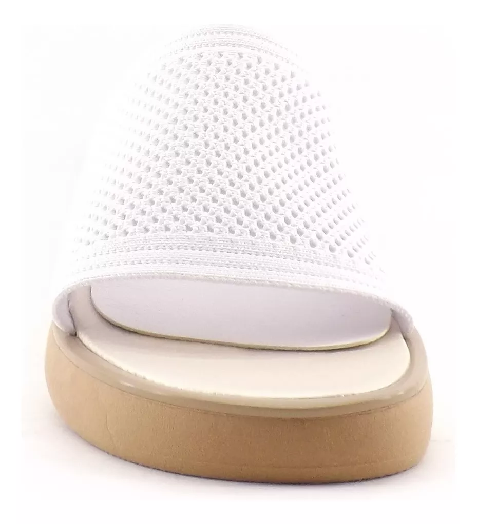 Sandalias Bajas Comodas Mujer Faja Tela Calada 9020 Carg