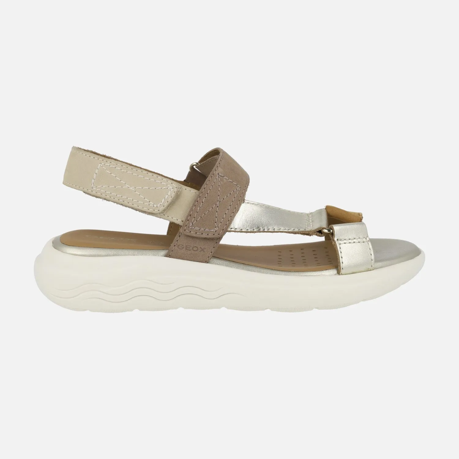 Sandalias Spherica EC5W de piel con cierre de velcro