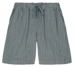 STUDIO BOHEME BASILE - Short de algodón orgánico en gris