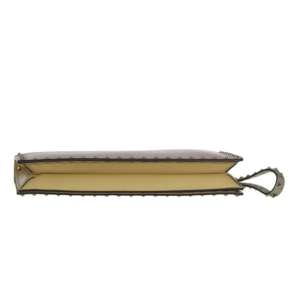 Valentino Rockstud Clutch Tricolor