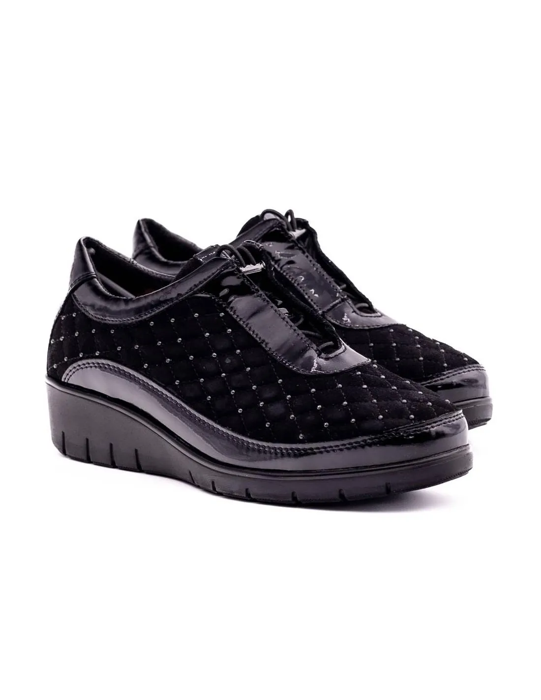 ZAPATO DE MUJER DOCTOR CUTILLAS 60327 NEGRO