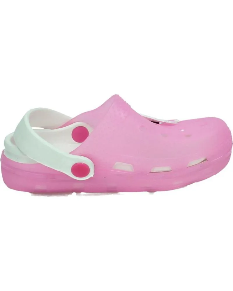 Zuecos de Niña CONGUITOS ZUECO GOMA LUCES ROSA